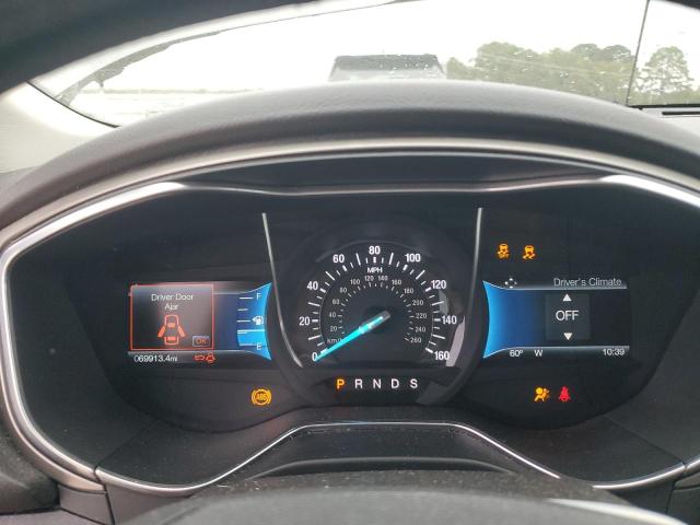 3FA6P0T96GR230822 - 2016 FORD FUSION SE GRAY photo 9