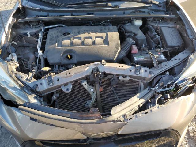 5YFBURHE6HP611377 - 2017 TOYOTA COROLLA L GRAY photo 11
