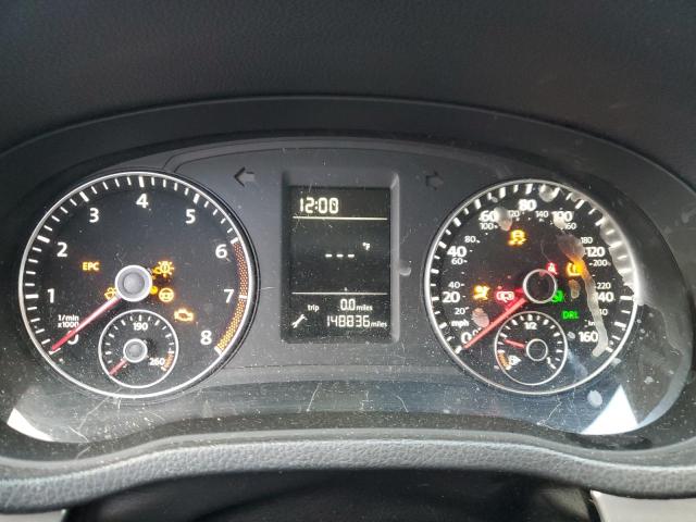 1VWAT7A36EC111524 - 2014 VOLKSWAGEN PASSAT S SILVER photo 9