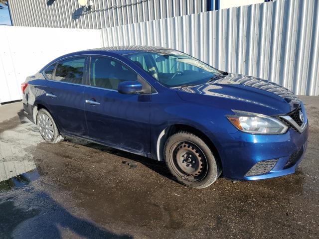 3N1AB7AP0KY283451 - 2019 NISSAN SENTRA S أزرق صورة 4