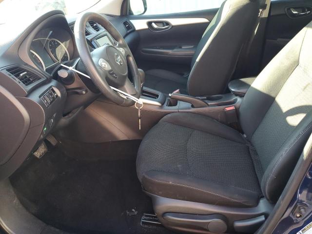 3N1AB7AP0KY283451 - 2019 NISSAN SENTRA S أزرق صورة 7