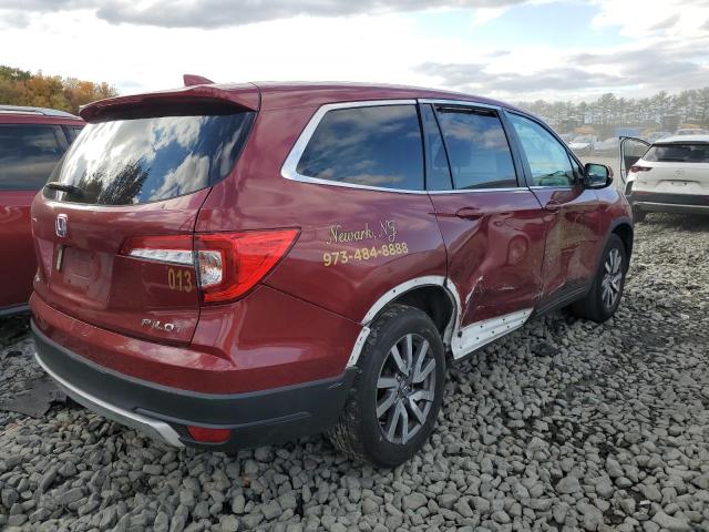 5FNYF6H55LB060477 - 2020 HONDA PILOT EXL RED photo 3