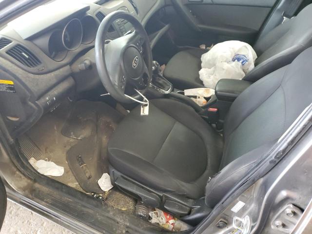 KNAFU4A27C5512400 - 2012 KIA FORTE EX CHARCOAL photo 7