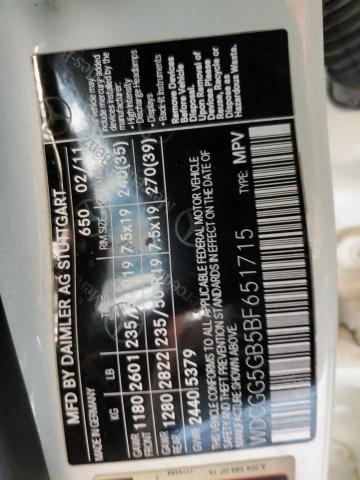 WDCGG5GB5BF651715 - 2011 MERCEDES-BENZ GLK 350 WHITE photo 12