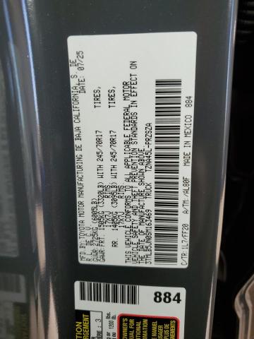 3TMLB5JN0SM163469 - 2025 TOYOTA TACOMA DOUBLE CAB GRAY photo 12