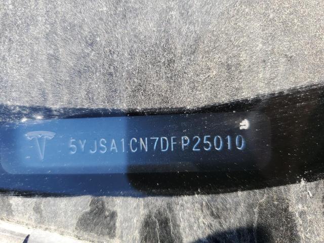 5YJSA1CN7DFP25010 - 2013 TESLA MODEL S BROWN photo 12