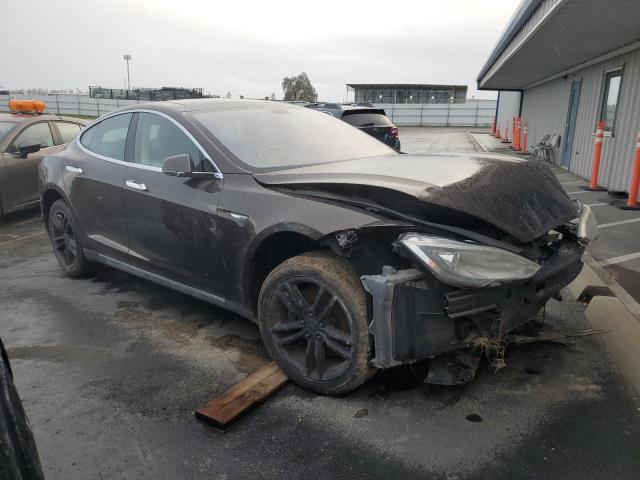 5YJSA1CN7DFP25010 - 2013 TESLA MODEL S BROWN photo 4