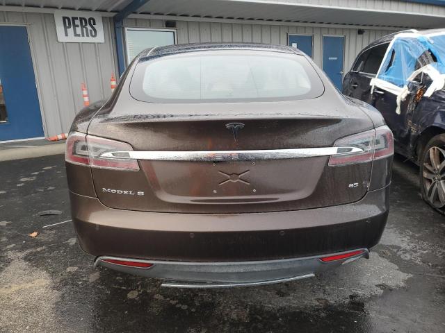 5YJSA1CN7DFP25010 - 2013 TESLA MODEL S BROWN photo 6