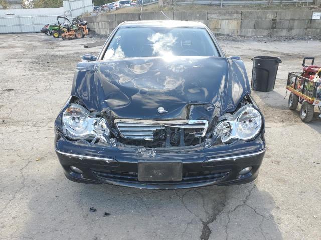 WDBRF92H27F853759 - 2007 MERCEDES-BENZ C 280 4MATIC BLACK photo 5
