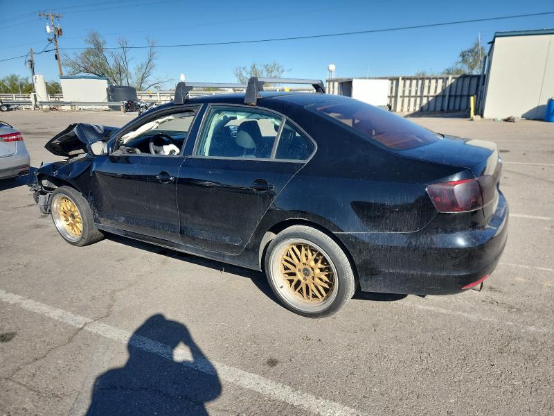 3VW1K7AJ8EM437566 - 2014 VOLKSWAGEN JETTA BASE BLACK photo 2