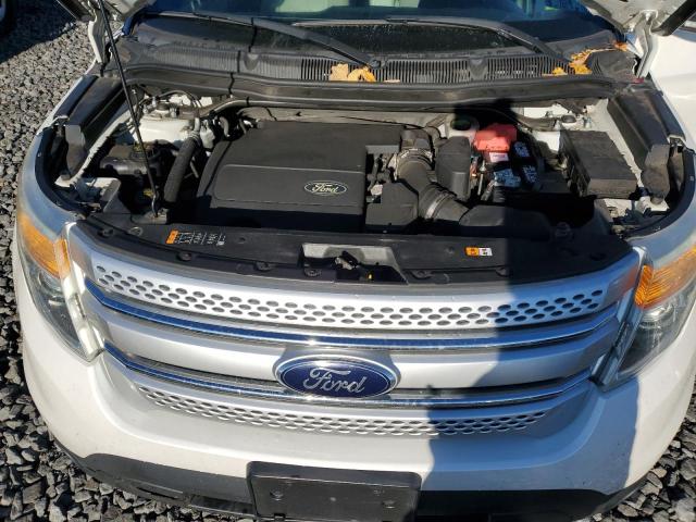 1FM5K8D81EGA46686 - 2014 FORD EXPLORER XLT WHITE photo 12