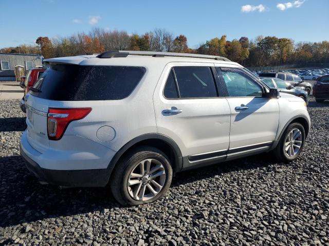 1FM5K8D81EGA46686 - 2014 FORD EXPLORER XLT WHITE photo 3