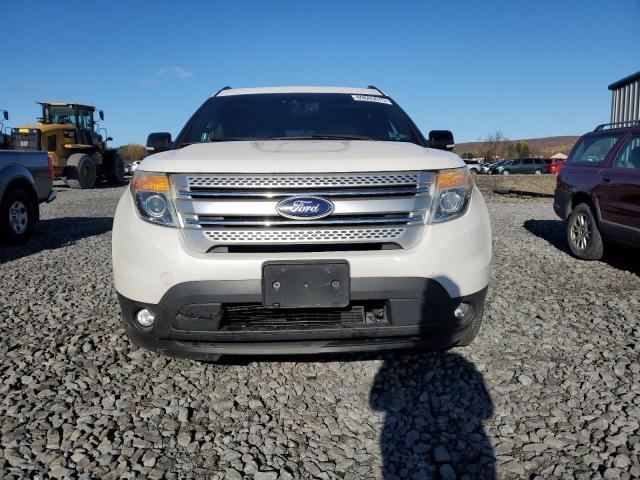 1FM5K8D81EGA46686 - 2014 FORD EXPLORER XLT WHITE photo 5