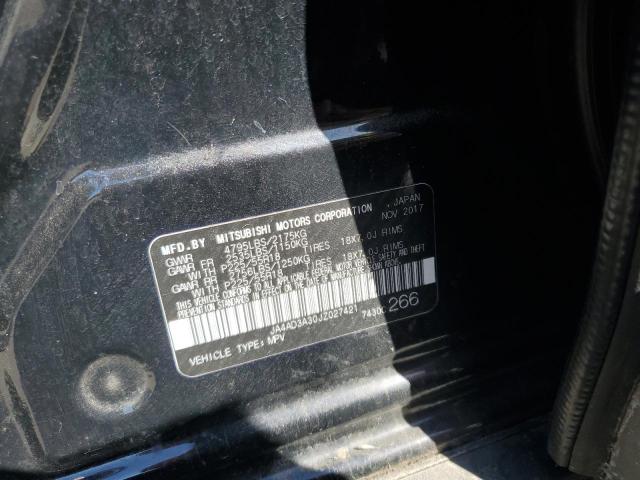 JA4AD3A30JZ027421 - 2018 MITSUBISHI OUTLANDER SE BLACK photo 12