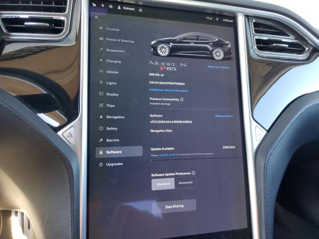 5YJSA1CP5DFP08594 - 2013 TESLA MODEL S Қара фото 9