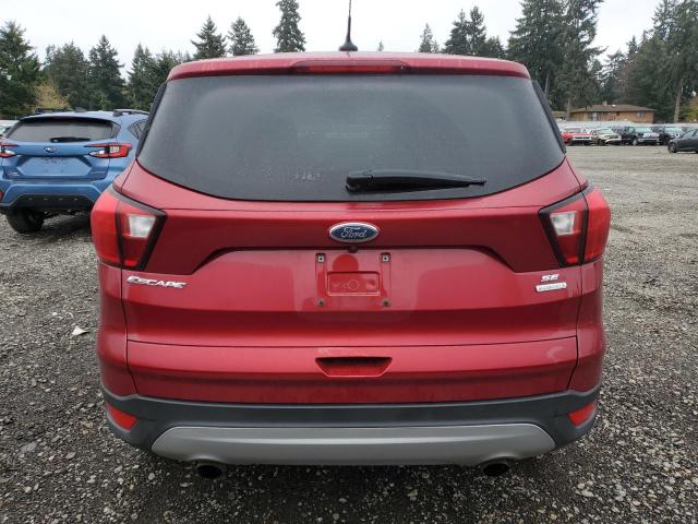 1FMCU0G96KUB12007 - 2019 FORD ESCAPE SE Czerwony zdjęcie 6