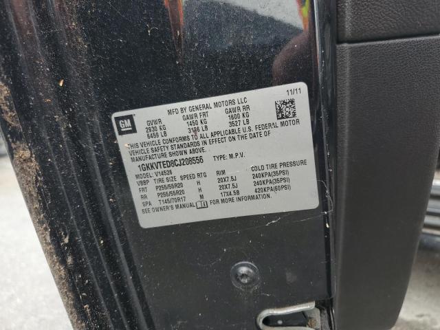 1GKKVTED8CJ208556 - 2012 GMC ACADIA DENALI 黑色 照片 13