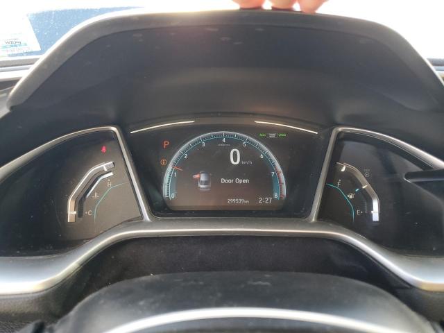 2HGFC2F71LH009230 - 2020 HONDA CIVIC EX BLUE photo 9