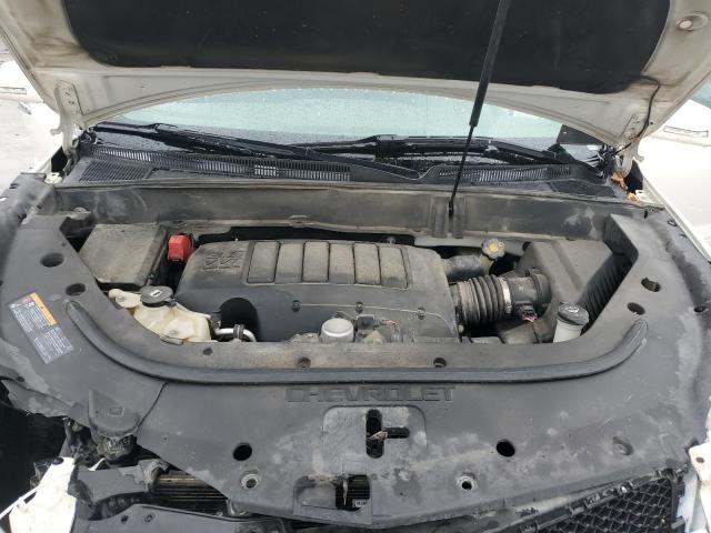 1GNKRGED7BJ395060 - 2011 CHEVROLET TRAVERSE LT თეთრი ფოტო 12