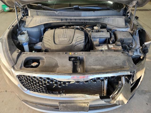 5XYPHDA59HG336938 - 2017 KIA SORENTO EX ვერცხლისფერი ფოტო 12