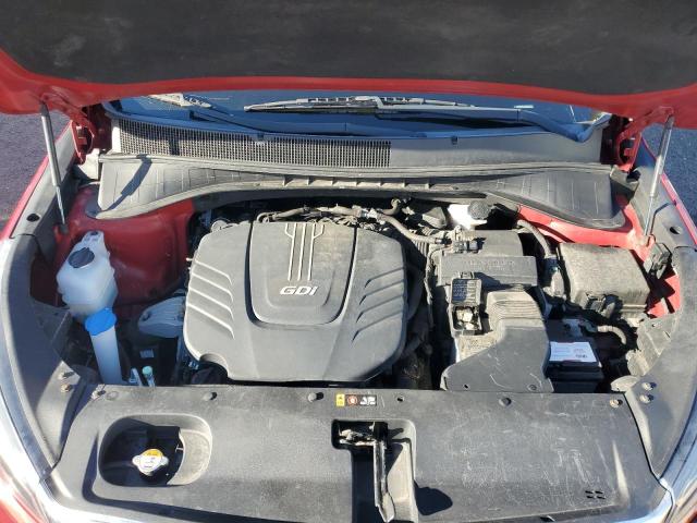 5XYPHDA57GG161944 - 2016 KIA SORENTO EX RED photo 12