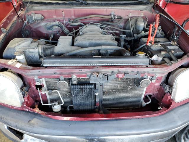 5TBBT4417YS068517 - 2000 TOYOTA TUNDRA ACCESS CAB BURGUNDY photo 11