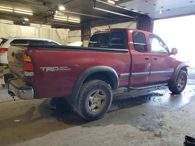 5TBBT4417YS068517 - 2000 TOYOTA TUNDRA ACCESS CAB BURGUNDY photo 3