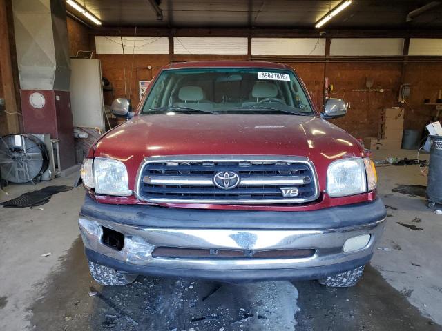 5TBBT4417YS068517 - 2000 TOYOTA TUNDRA ACCESS CAB BURGUNDY photo 5
