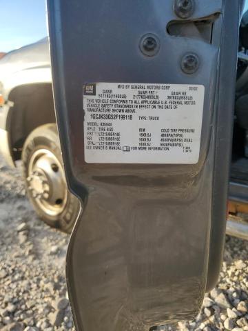 1GCJK33G52F199118 - 2002 CHEVROLET SILVERADO K3500 Boz foto 12