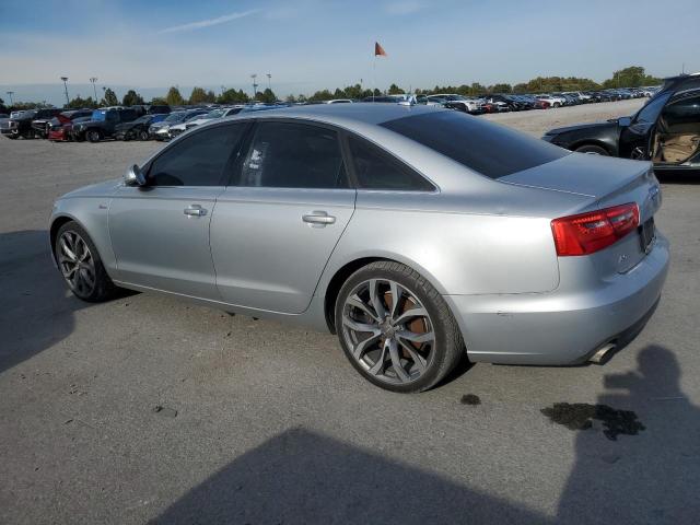 WAUGGAFC1DN012472 - 2013 AUDI A6 PREMIUM PLUS ვერცხლისფერი ფოტო 2