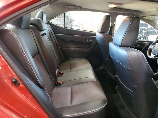 2T1BURHE9FC304587 - 2015 TOYOTA COROLLA L RED photo 10