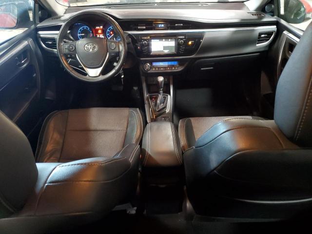 2T1BURHE9FC304587 - 2015 TOYOTA COROLLA L RED photo 8