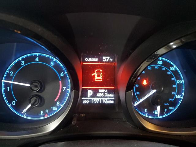 2T1BURHE9FC304587 - 2015 TOYOTA COROLLA L RED photo 9