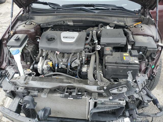5XXGU4L10LG439443 - 2020 KIA OPTIMA EX BURGUNDY photo 11