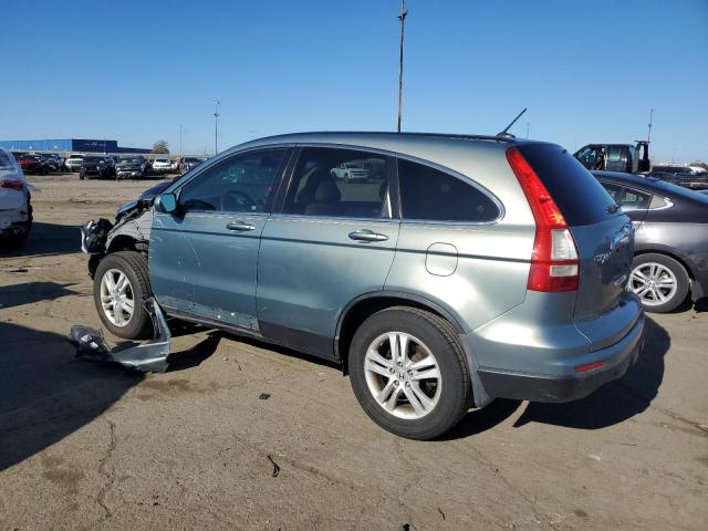JHLRE4H75BC001084 - 2011 HONDA CR-V EXL 青绿色 照片 2