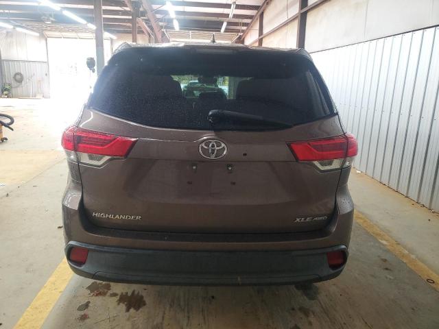 5TDJZRFH3HS373778 - 2017 TOYOTA HIGHLANDER SE BROWN photo 6