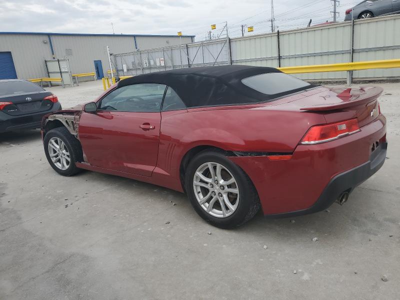 2G1FD3D33F9278077 - 2015 CHEVROLET CAMARO LT Kırmızı fotoğraf 2
