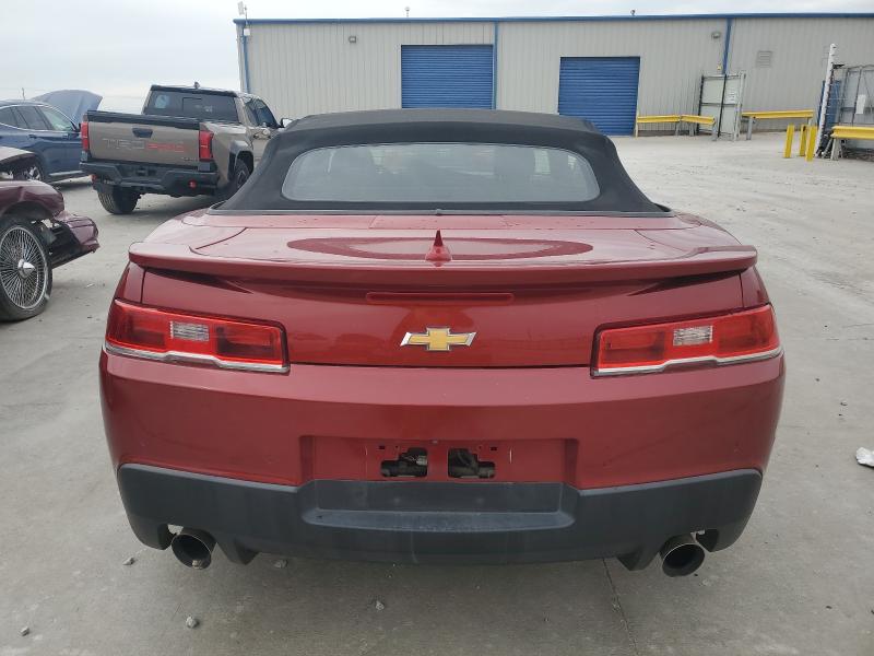 2G1FD3D33F9278077 - 2015 CHEVROLET CAMARO LT Kırmızı fotoğraf 6