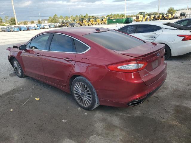 3FA6P0K98DR121615 - 2013 FORD FUSION TITANIUM ბურგუნდია ფოტო 2