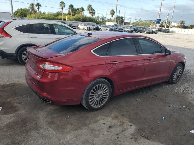 3FA6P0K98DR121615 - 2013 FORD FUSION TITANIUM ბურგუნდია ფოტო 3