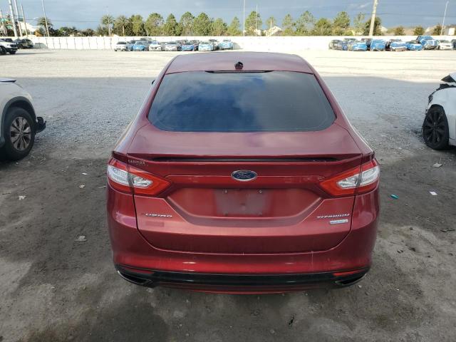3FA6P0K98DR121615 - 2013 FORD FUSION TITANIUM ბურგუნდია ფოტო 6