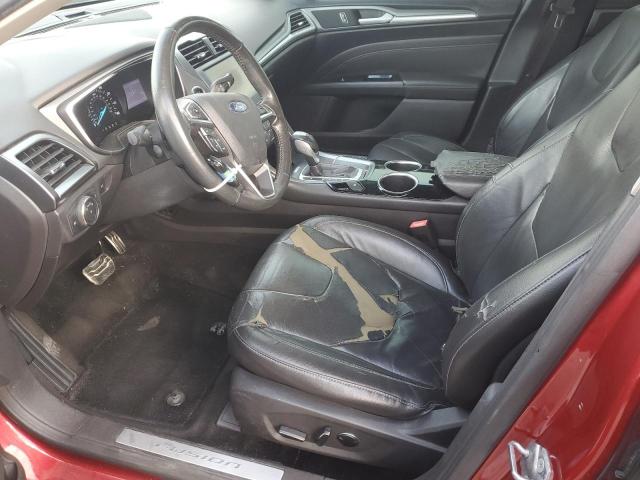 3FA6P0K98DR121615 - 2013 FORD FUSION TITANIUM ბურგუნდია ფოტო 7