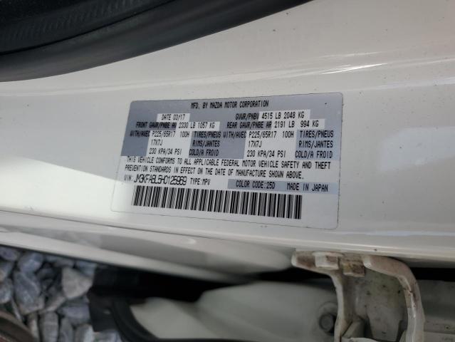 JM3KFABL5H0125969 - 2017 MAZDA CX-5 SPORT WHITE photo 13