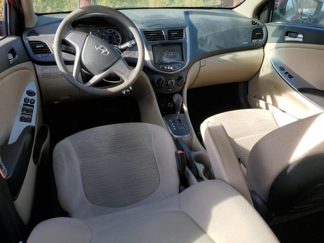 KMHCT4AE0HU250716 - 2017 HYUNDAI ACCENT SE RED photo 8