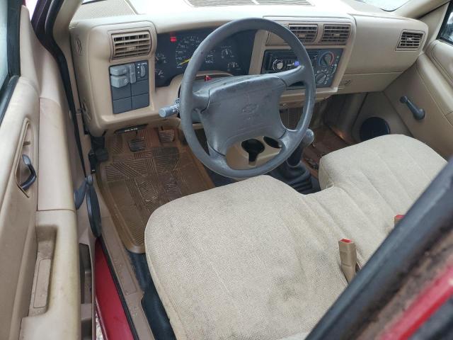 1GCCS1445VK131446 - 1997 CHEVROLET S TRUCK S10 RED photo 8