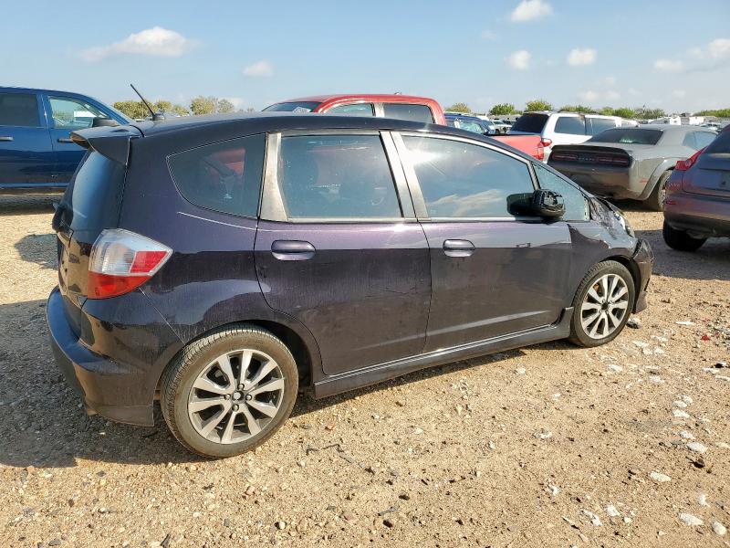 JHMGE8H55DC023646 - 2013 HONDA FIT SPORT PURPLE photo 3