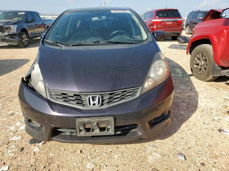 JHMGE8H55DC023646 - 2013 HONDA FIT SPORT PURPLE photo 5