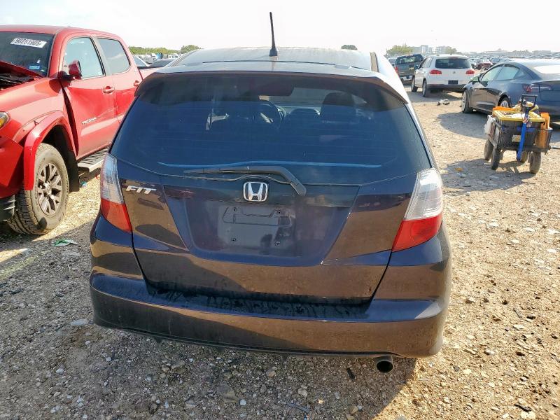 JHMGE8H55DC023646 - 2013 HONDA FIT SPORT PURPLE photo 6