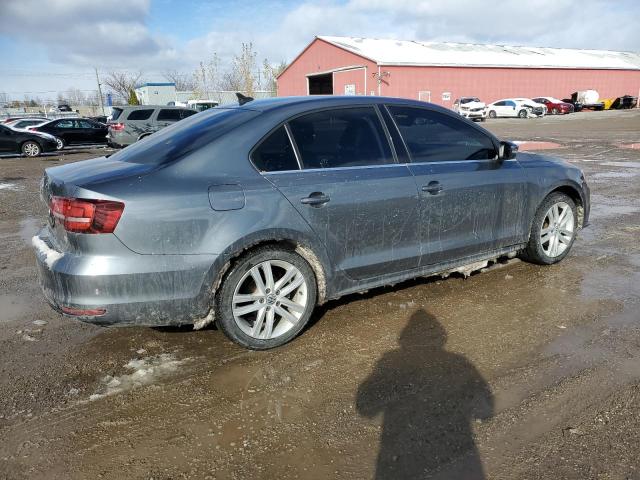 3VWL17AJ9HM398924 - 2017 VOLKSWAGEN JETTA SEL ნაცრისფერი ფოტო 3