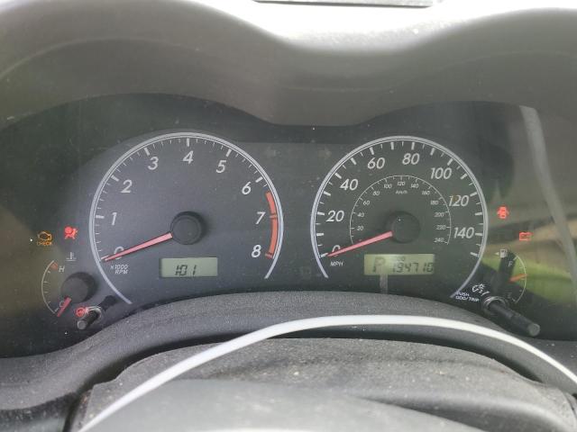 1NXBU40E99Z052633 - 2009 TOYOTA COROLLA BASE 银色 照片 9